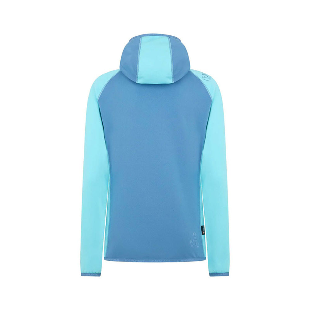 Felpa - La Sportiva Donna Alaris Hoody W Atlantic/Aquarelle