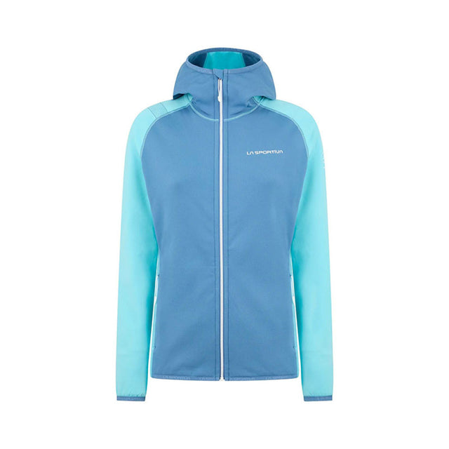 Felpa - La Sportiva Donna Alaris Hoody W Atlantic/Aquarelle Xs