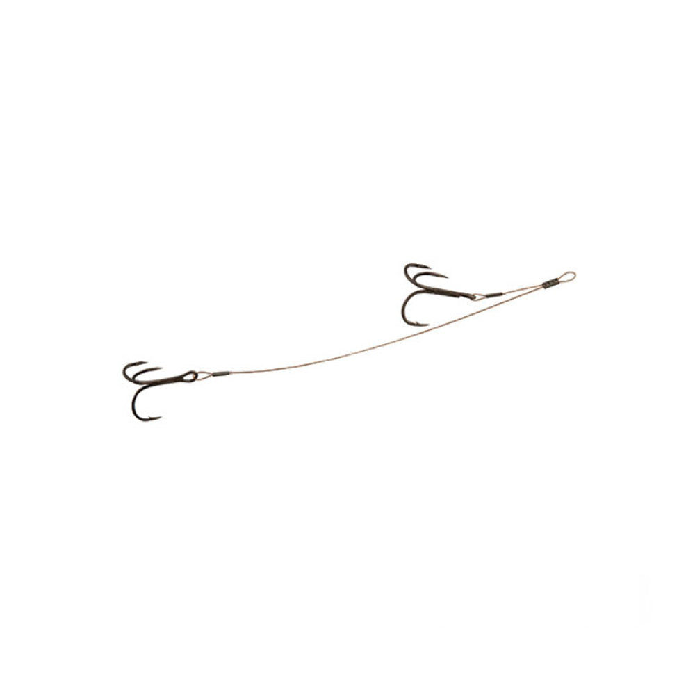 Fox Rage - 49 Strand Double Stinger Hook Size 1 & 2 18Kg / 18 Cm 7