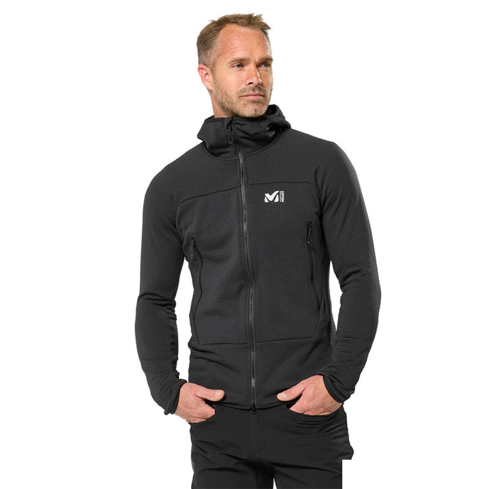 Giacca - Millet Fusion Grid Hoodie M 0247 Black-Noir