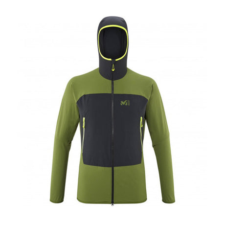 Giacca - Millet Fusion Xcs Hoodie M 9453 Fern/Noir Antivento