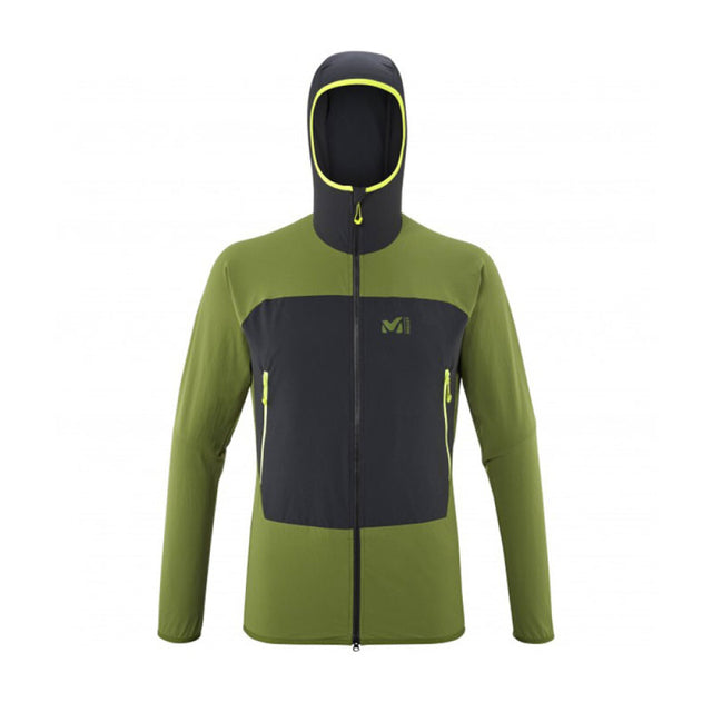 Giacca - Millet Fusion Xcs Hoodie M 9453 Fern/Noir Antivento