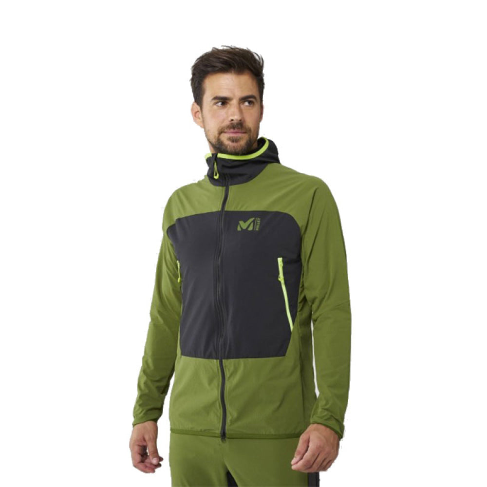 Giacca - Millet Fusion Xcs Hoodie M 9453 Fern/Noir Antivento
