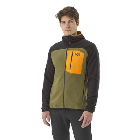 Giacca/Pile - Millet Abrasion Fleece Hoodie M 9670 Ivy/Noir