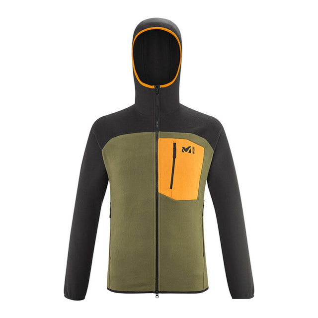 Giacca/Pile - Millet Abrasion Fleece Hoodie M 9670 Ivy/Noir S