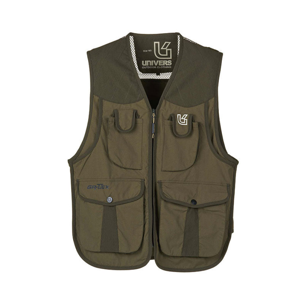 Gilet - Uomo Univers Caccia Rete Elasticizzato Verde M
