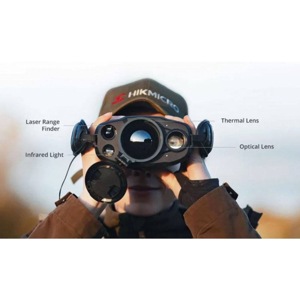 Hikmicro - Raptor Binocolo Thermal 384X228 Lente 50Mm Torcia 850Nm