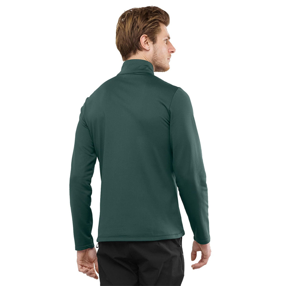 Maglia/Pile - Salomon Uomo Discovery Lt Fz M Green Gables Midlayer Jacket