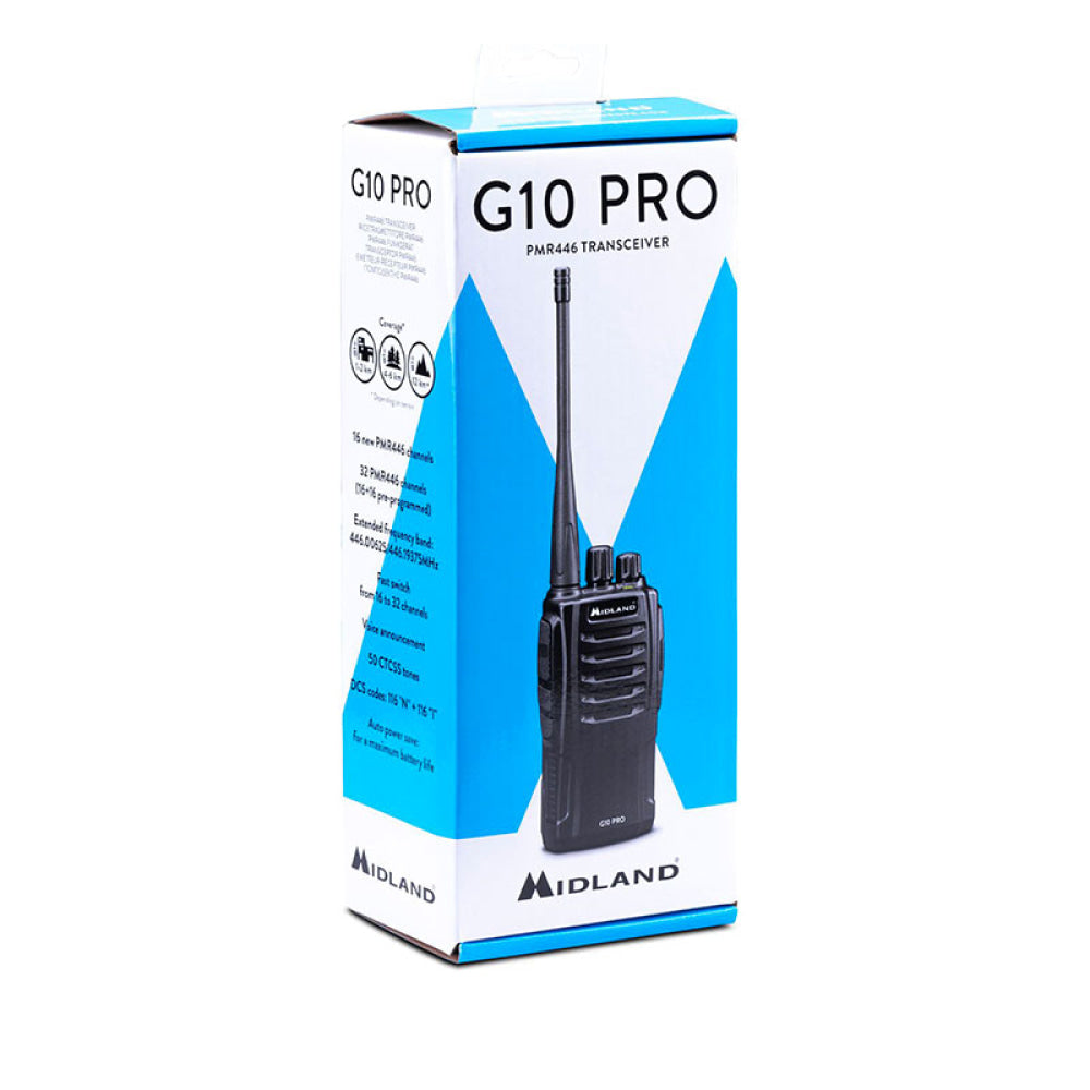 Midland - G10 Pro Pmr446 Transceiver