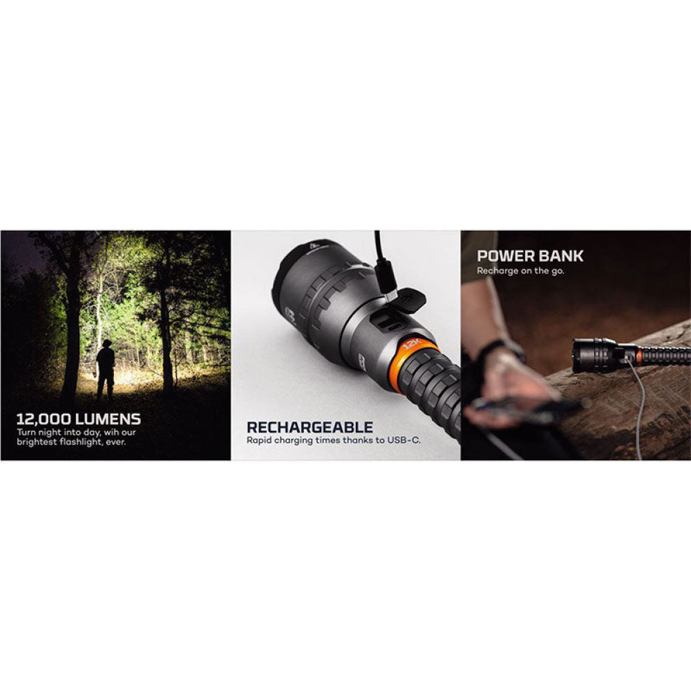 Nebo - 12K Flashlight 12.000 Lumens Led