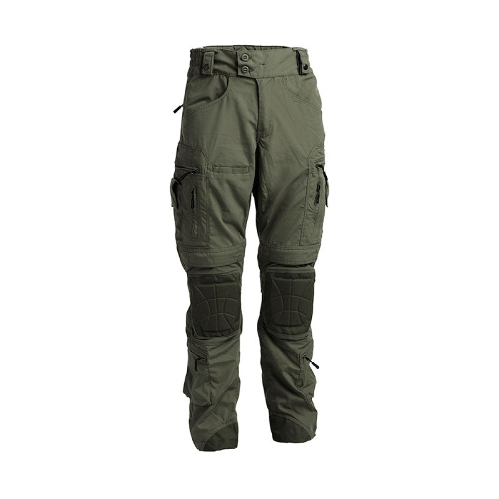 Nerg Openland - Pantalone Combat Con Ginocchiere Morbide Od Green M