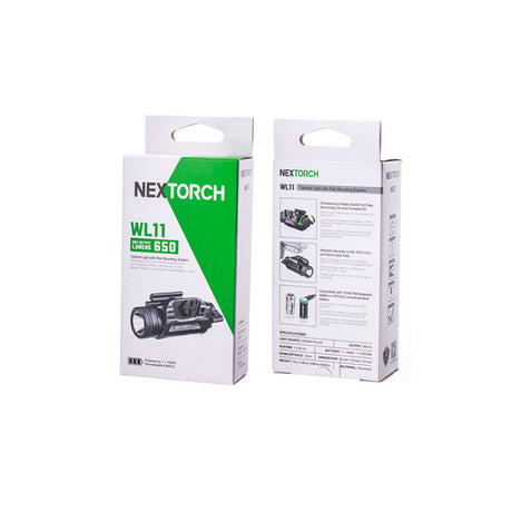 Nextorch - Wl11 Gunlight Ricaricabile 650 Lumens Led