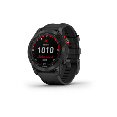 Orologio - Garmin Fēnix® 7 – Solar Edition Slate Grey Con Cinturino Black