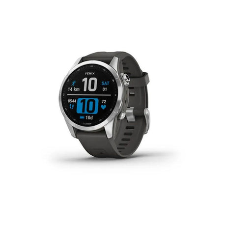 Orologio - Garmin Fēnix® 7S – Standard Edition Silver Con Cinturino Graphite