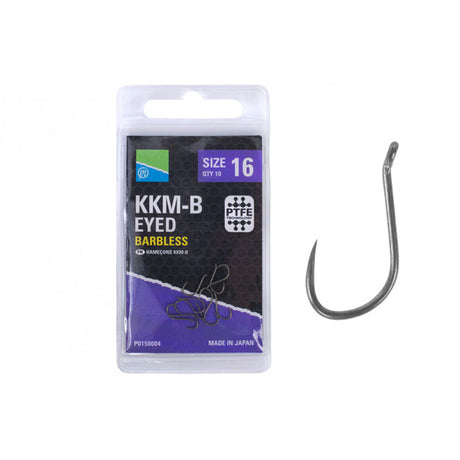 Preston - Kkm-B Eyed Barbless Qty 10 Size