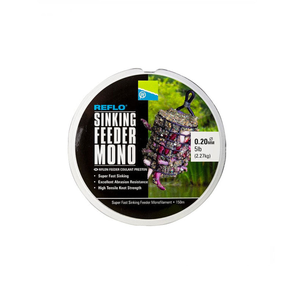 Preston - Reflo Sinking Feeder Mono 0.20Mm 5Lb (2.27Kg)