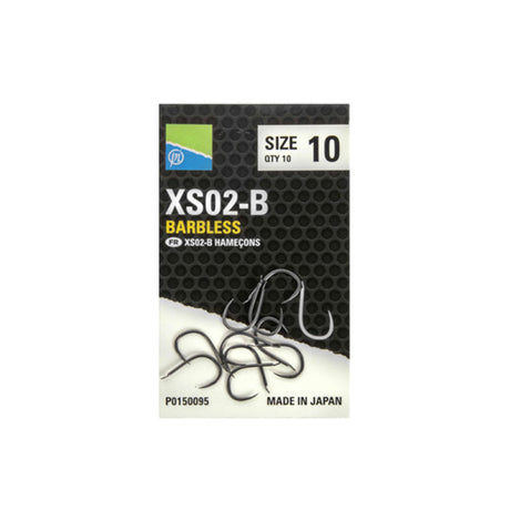 Preston - Xs02-B Barbless (Qty 10) Size 14