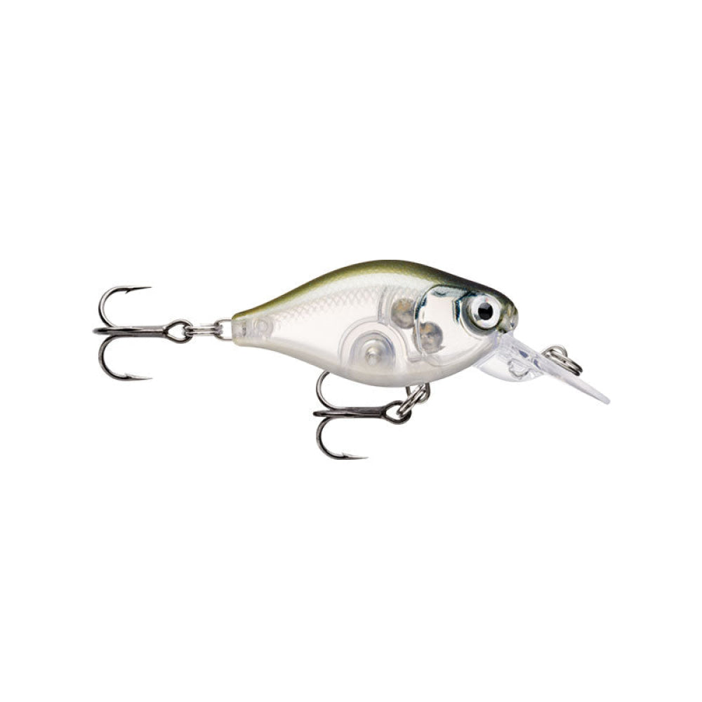 Rapala - X-Light Crank 03 Mid Runner Fncm-3 3.5Cm 1-1/4’ | 4G 1/8 Oz. Ghost Shinner