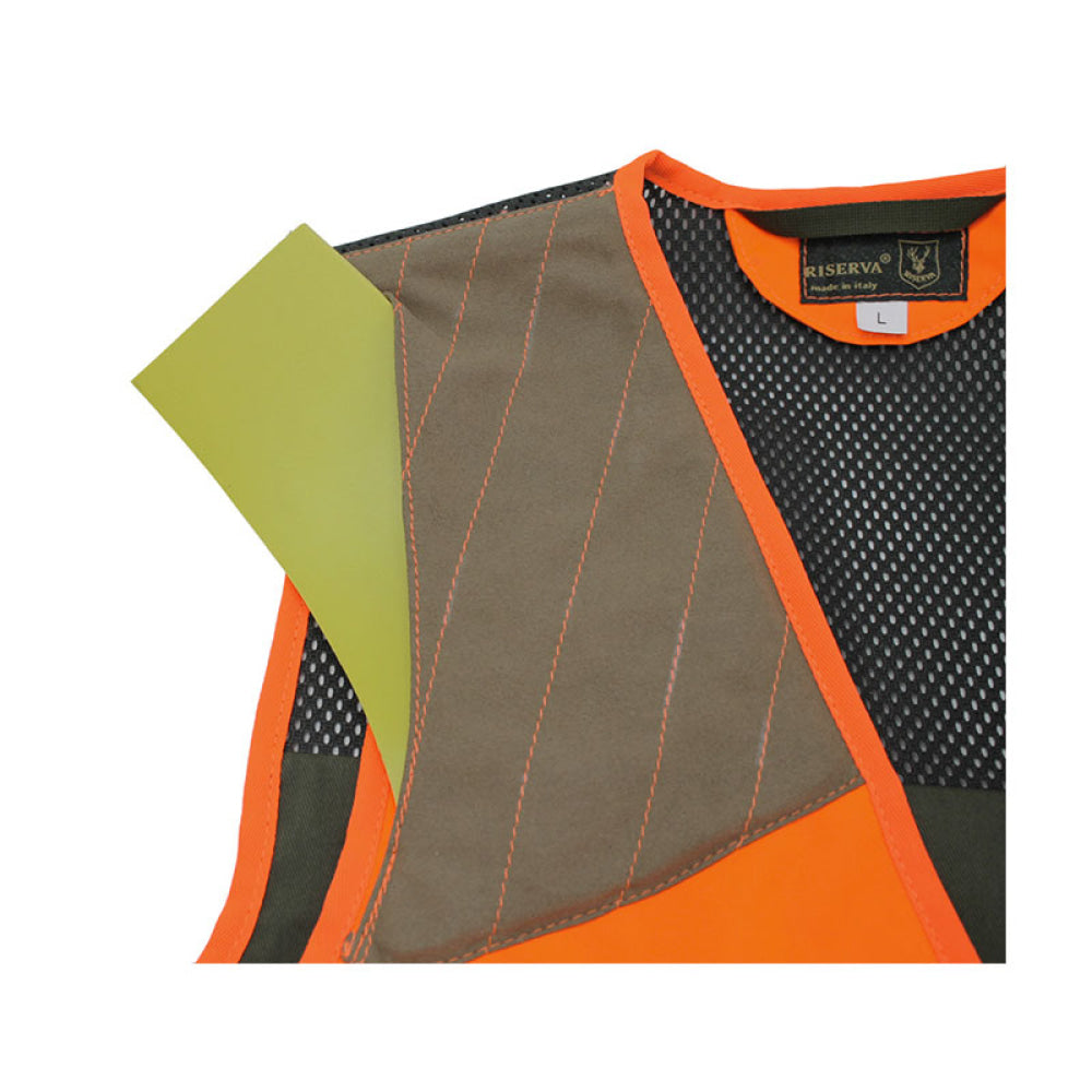 Riserva - Gilet Caccia Cinghiale Arancio Fluo