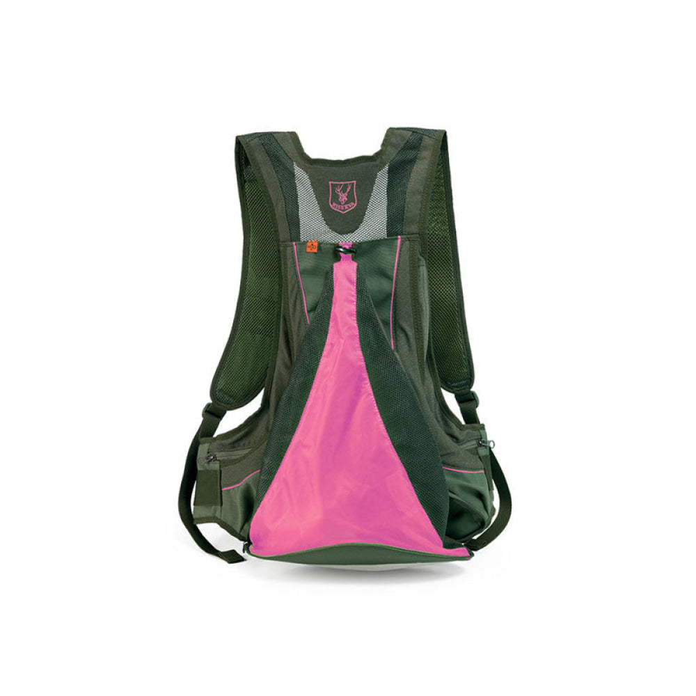 Riserva - Gilet Caccia Verde Profili Magenta Tg. Unica