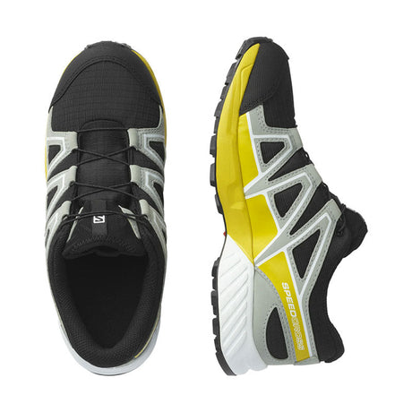 Salomon - Bimbo/A Speedcross Cswp J Black / Wrought Iron Lemon