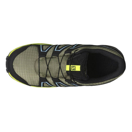 Salomon - Bimbo/A Speedcross Cswp J Deep Lichen Green / Black Safety Yellow
