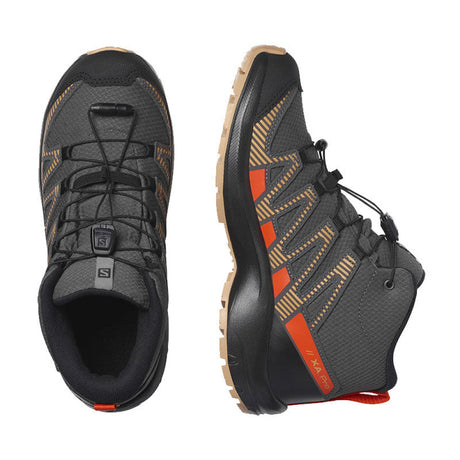 Salomon - Bimbo/A Xa Pro V8 Mid Cswp J Magnet / Acorn Cherry Tomato