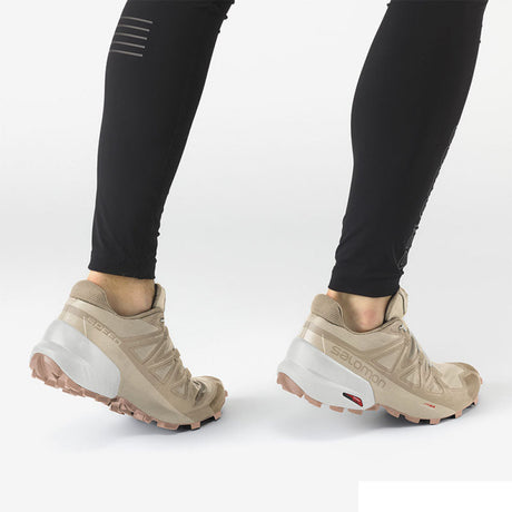 Salomon - Donna Speedcross 5 W Bleached Sand/White/Sirocco