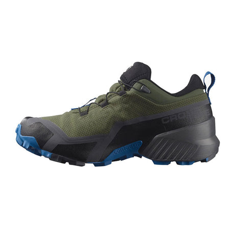 Salomon - Uomo Cross Hike Gtx Olive Night / Magnet Sky Diver