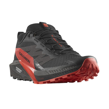 Salomon - Uomo Sense Ride 5 Black / Fiery Red