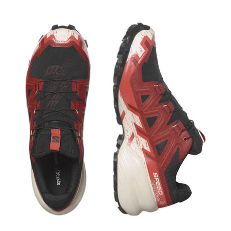 Salomon - Uomo Speedcross 6 Gtx Black / Red Dalhia Poppy