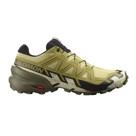 Salomon - Uomo Speedcross 6 Leek Green / Black Bleached Sand 40