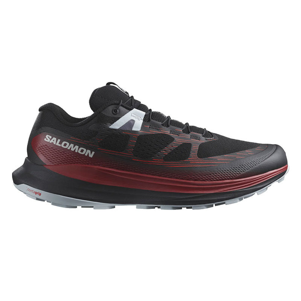 Salomon - Uomo Ultra Glide 2 Black / Biking Red Pearl Blue 46 2/3