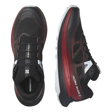 Salomon - Uomo Ultra Glide 2 Black / Biking Red Pearl Blue