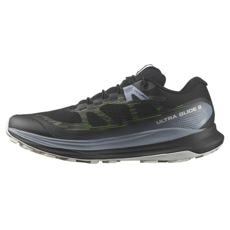 Salomon - Uomo Ultra Glide 2 Black / Flint Stone Green Gecko