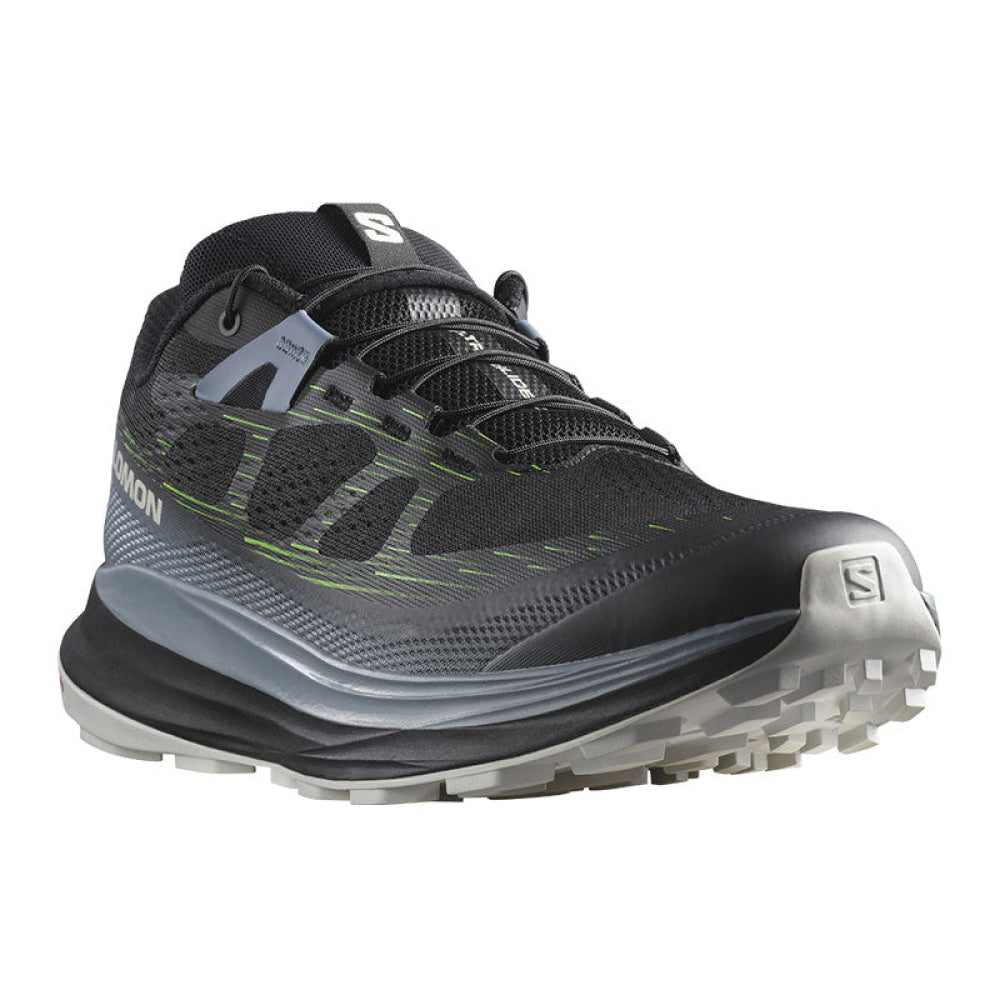Salomon - Uomo Ultra Glide 2 Black / Flint Stone Green Gecko
