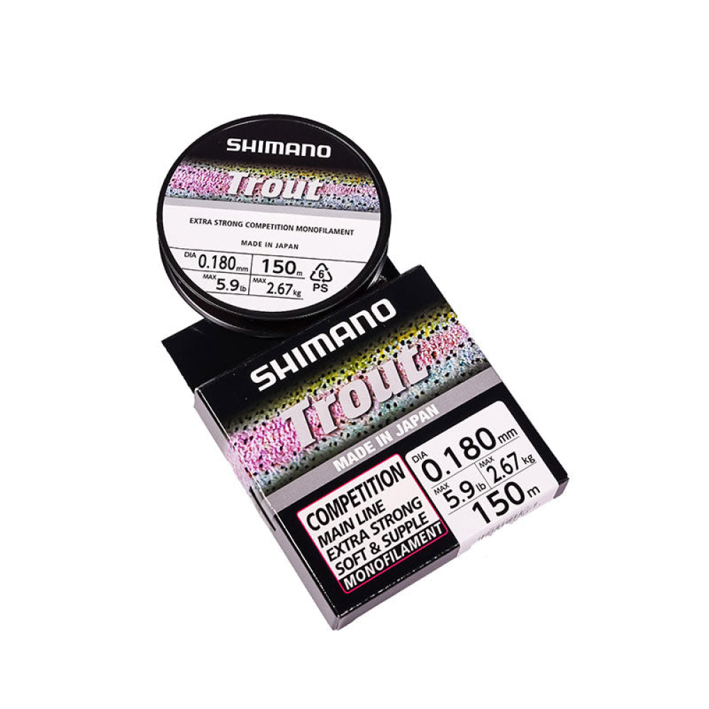 Shimano - Line Trout Competition Leader Fluorocarbon 0.180Mm/5.9Lb/2.67Kg/150M