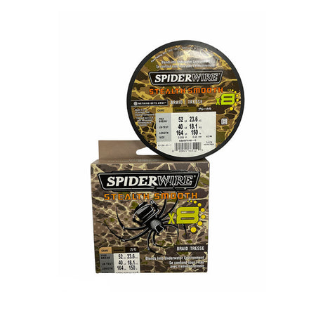 Spiderwire - Camo Stealth Smooth X8 164Yd Max Break 52Lb Lb-Test 40Lb