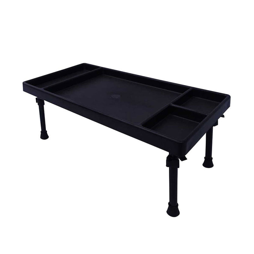 Tavolino Pieghevole Da Campeggio Camp Gear Junior - Struttura Acciaio, Piano Impermeabile 60x40 Cm, Grigio