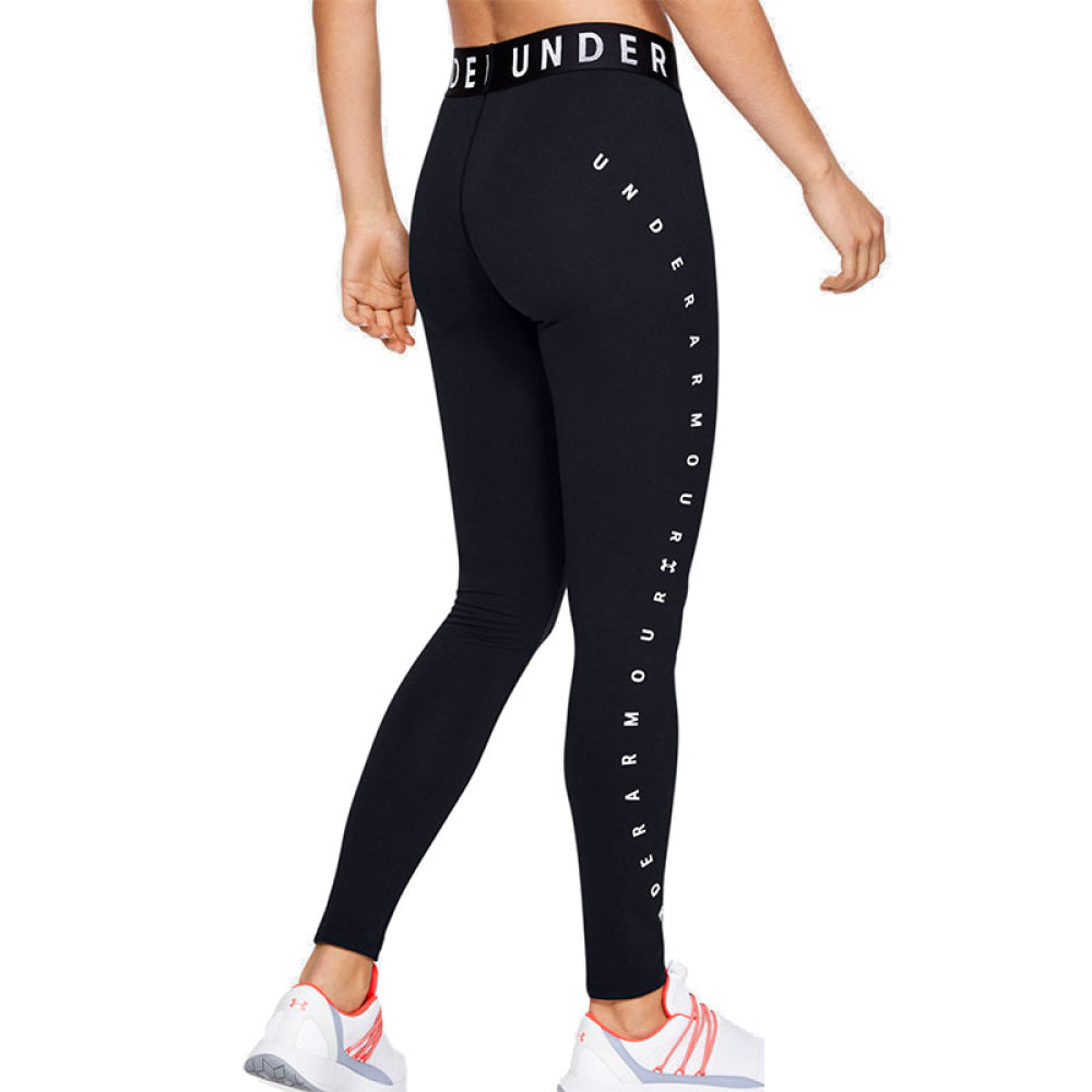 Under Armour - Donna Favorite Graphic Leggings Black / White 001