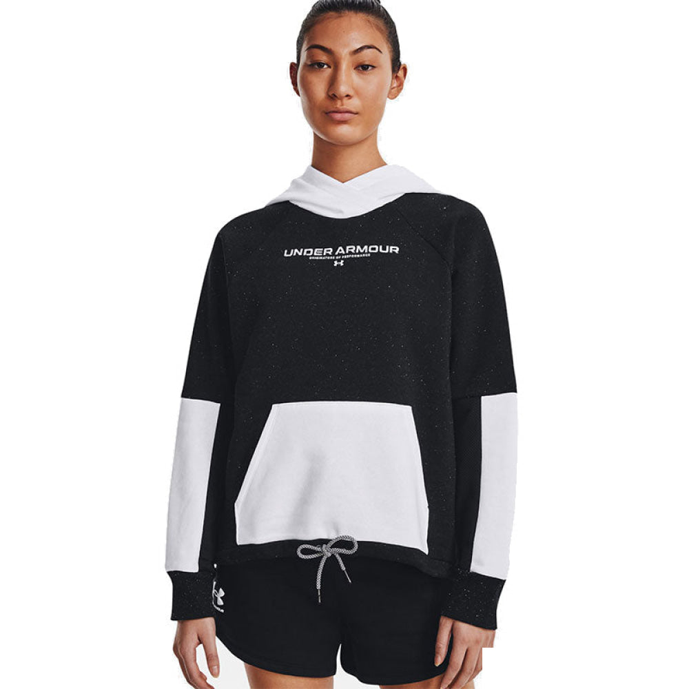 Under Armour - Donna Rival + Fleece Black / White