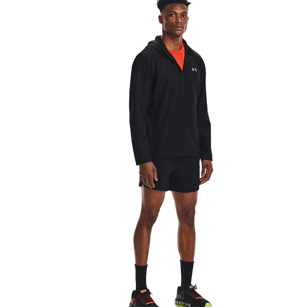 Under Armour - Giacca Outrun The Raing Black / Reflective