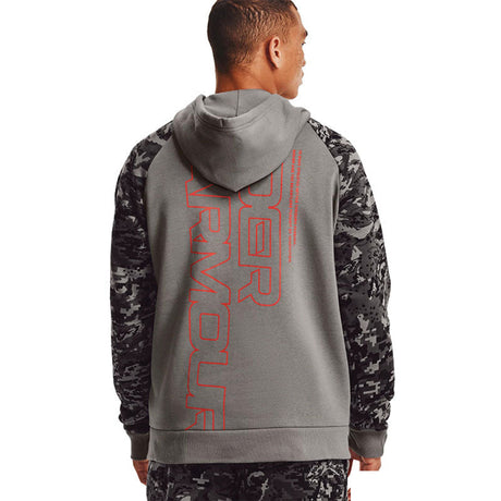 Under Armour - Uomo Felpa Rival Fleece Camo Script Full Zip