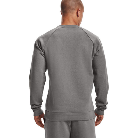 Under Armour - Uomo Rival Flc Camo Script Crw Concrete / Phoenix Fire 066