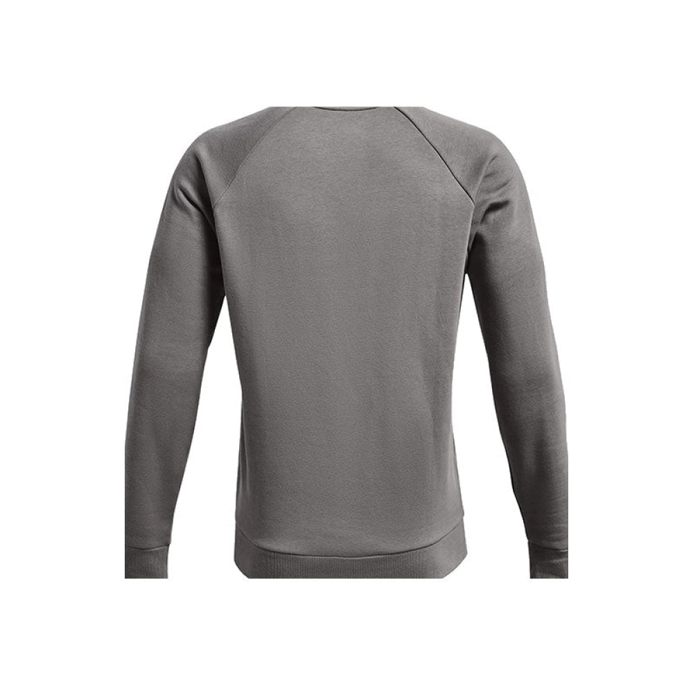 Under Armour - Uomo Rival Flc Camo Script Crw Concrete / Phoenix Fire 066