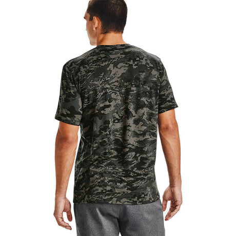 Under Armour - Uomo T-Shirt Abc Camo Baroque Green / White