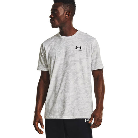 Under Armour - Uomo T-Shirt Abc Camo White / Mod Gray