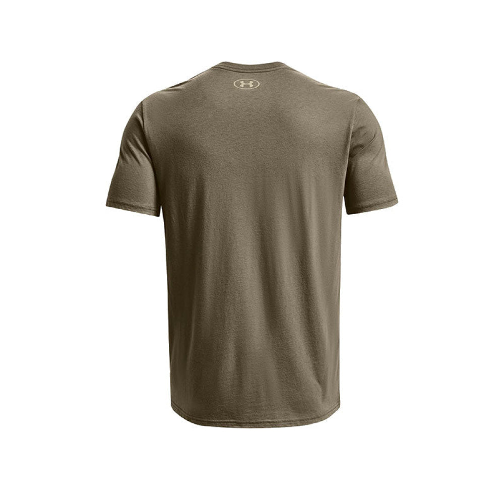 Under Armour - Uomo Ua Logo Grid Short Sleeve Tent / Khaki Gray