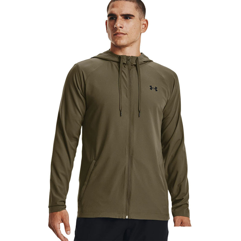 Under Armour - Uomo Woven Perforated Windbreaker Tent / Black 361