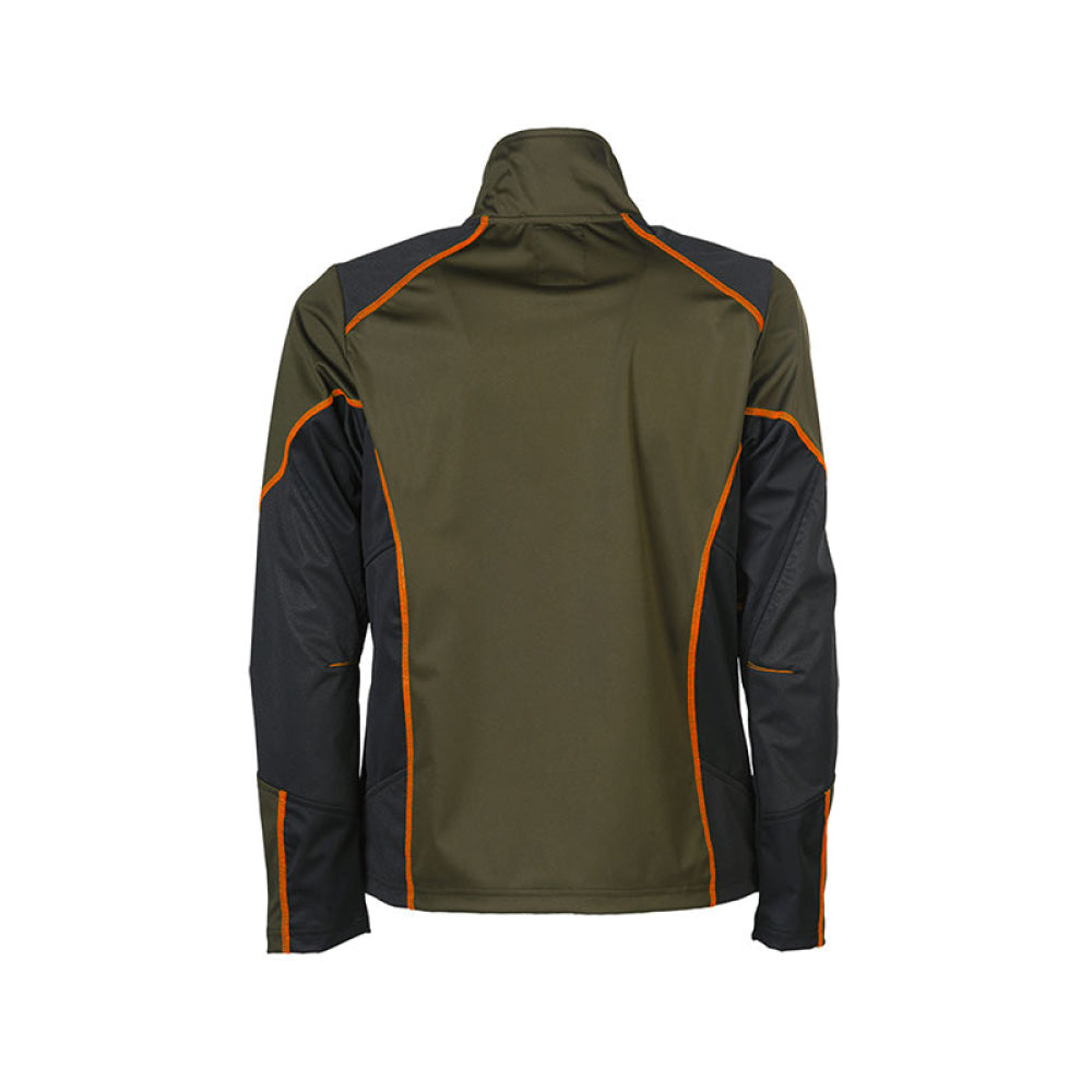 Univers - Cardigan Microshell U-Tex Verde/Arancio